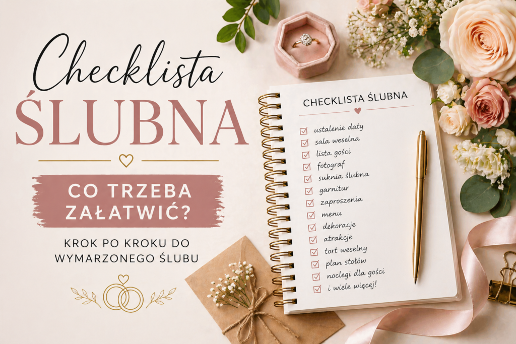 Checklista ślubna – co trzeba załatwić krok po kroku?